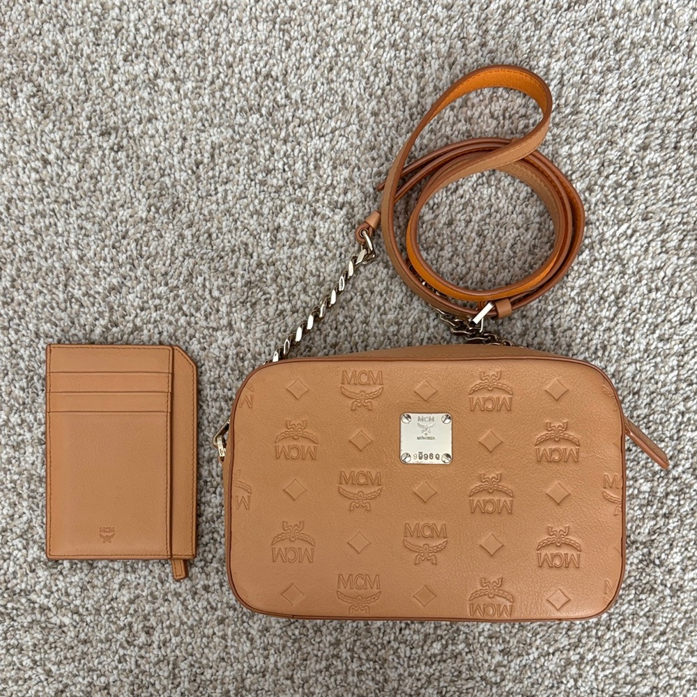 MCM crossbody and wallet